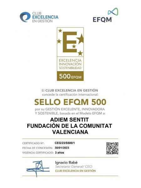 SELLO EFQM 500