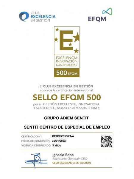 SELLO EFQM 500